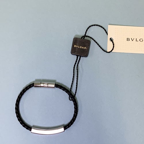 【即発】BVLGARI ブルガリ・ブルガリ レザーブレスレット 291786 BVLGARI ブルガリ ブルガリ・ブルガリ レザーブレスレット