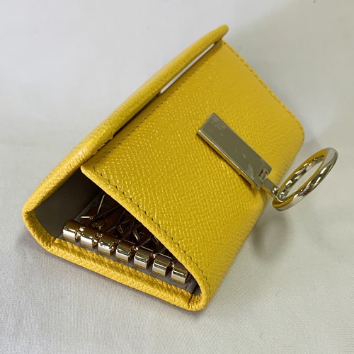 BVLGARI（ブルガリ） キーケース レザー ロゴクリップ キーホルダー