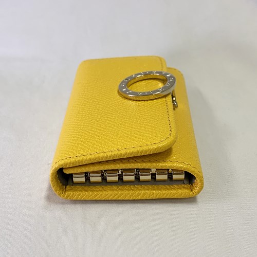 BVLGARI（ブルガリ） キーケース レザー ロゴクリップ キーホルダー