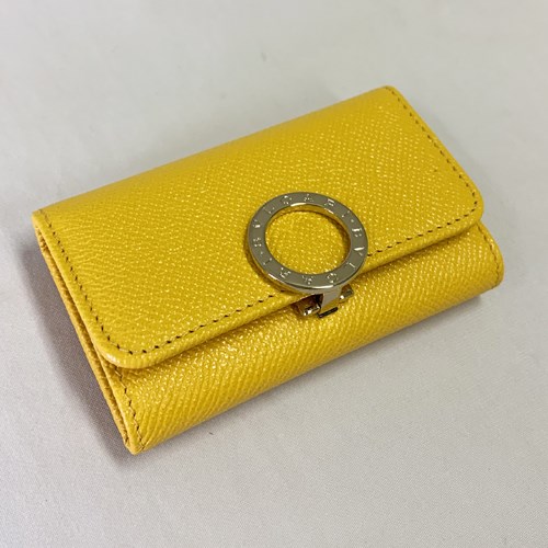 BVLGARI（ブルガリ） キーケース レザー ロゴクリップ キーホルダー