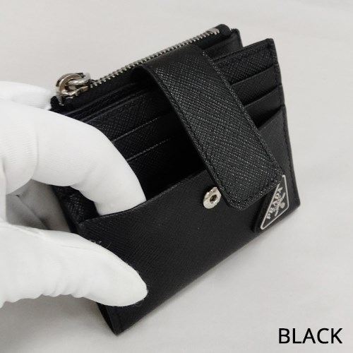 PRADA プラダ カードケース ロゴ サフィアーノトライアングル