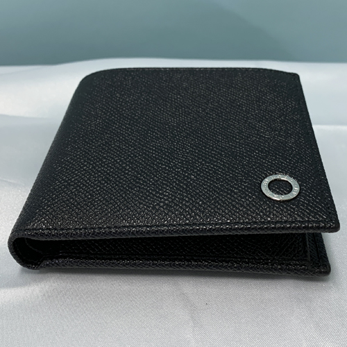 BVLGARI 【訳あり 3】ブルガリ マン 折りたたみ財布 財布 レザー