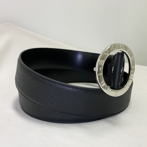 【BONUS ストア+5％】ブルガリ 革小物  マン BELT レザー ベルト メンズ  ブラック 37890 BVLGARI｜bianca-rose｜04