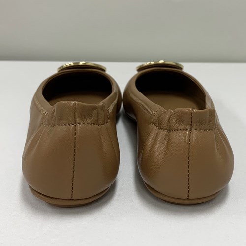 【爆買】トリーバーチ Minnie Travel バレエシューズ レディース ブラウン 50393 TORY BURCHの画像