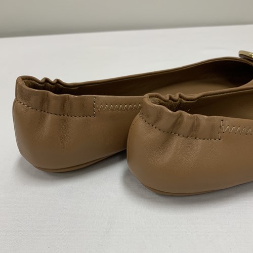 【爆買】トリーバーチ Minnie Travel バレエシューズ レディース ブラウン 50393 TORY BURCHの画像
