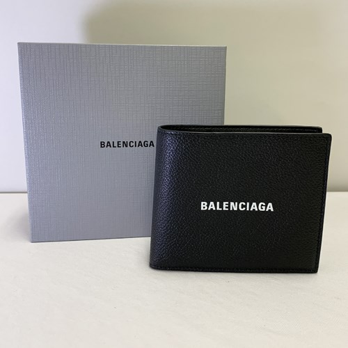 バレンシアガ 折り財布 CASH SQUARE FOLDED COIN ウォレット レディース メンズ ブラック 5943151IZI3 BALENCIAGA｜bianca-rose｜14