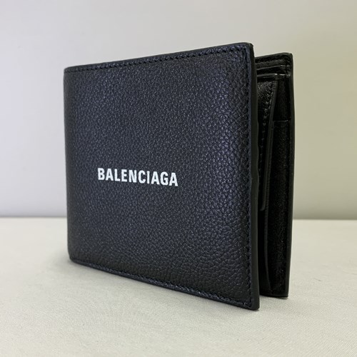 バレンシアガ 折り財布 CASH SQUARE FOLDED COIN ウォレット レディース メンズ ブラック 5943151IZI3 BALENCIAGA｜bianca-rose｜03