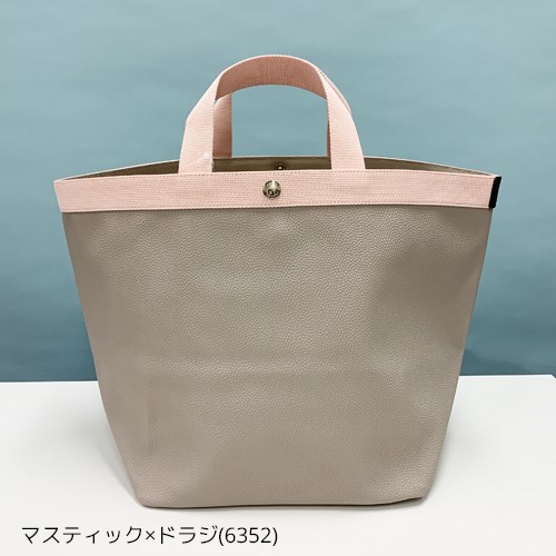 Herve Chapelier（エルベシャプリエ）レザートートバッグ ベージュ