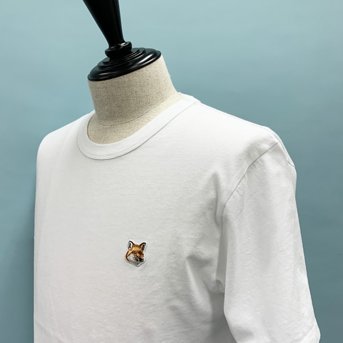 【訳あり】MAISON KITSUNE FOX HEAD PATCH Tシャツ MAISON KITSUNE 【訳あり】M メゾンキツネ Tシャツ フォックス