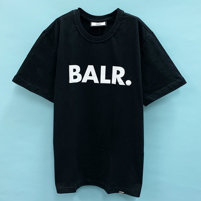 【BONUS ストア+5％】ボーラー Tシャツ 2022 新作 BRAND STRAIGHT メンズ ブラック ホワイト B11121048 BALR｜bianca-rose