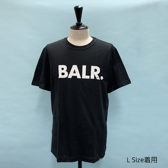 【BONUS ストア+5％】ボーラー Tシャツ 2022 新作 BRAND STRAIGHT メンズ ブラック ホワイト B11121048 BALR｜bianca-rose｜04
