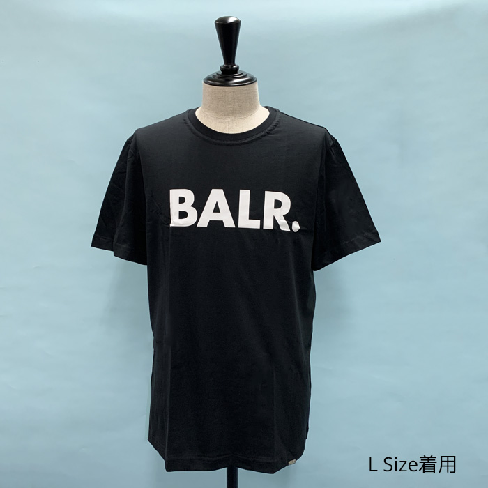 BALR. ボーラー Tシャツ BRAND STRAIGHT メンズ ブラック