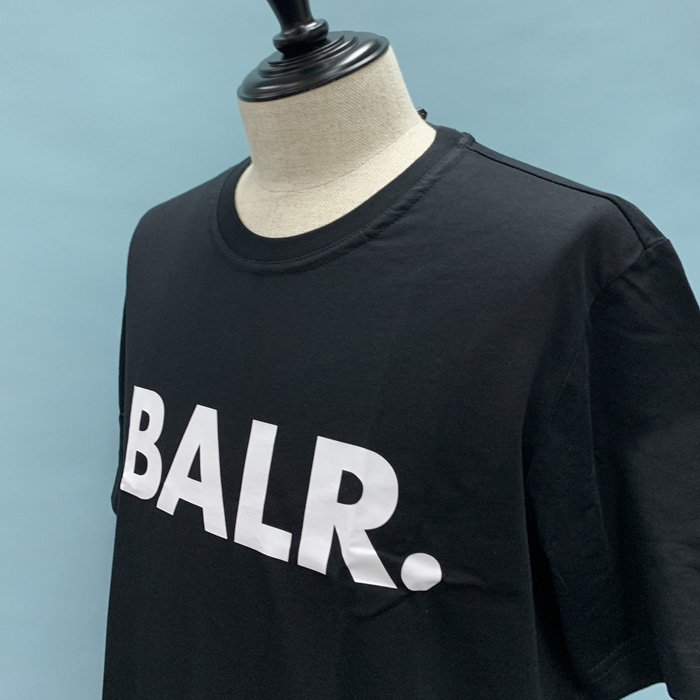 BALR. ボーラー Tシャツ BRAND STRAIGHT メンズ ブラック