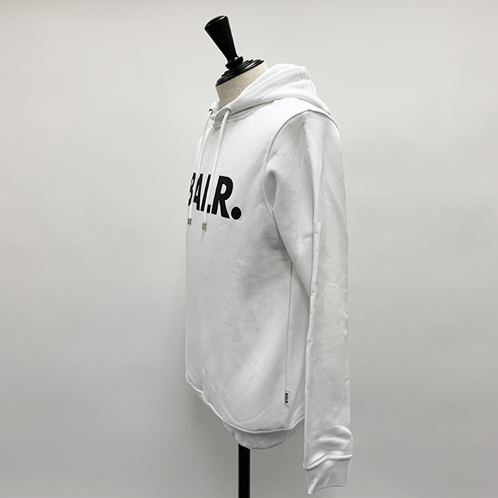 【BONUS ストア+5％】ボーラー スウェットBrand Straight Hoodie プルオーバー スウェット パーカー ブラック ホワイト メンズ B1261 1017 訳あり BALR.｜bianca-rose｜05