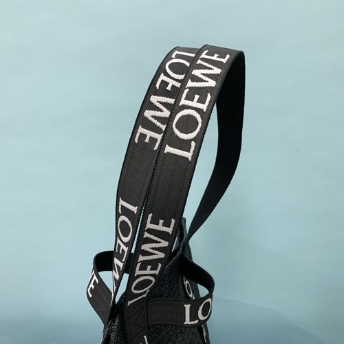 LOEWE（ロエベ） 【爆買】ロエベ ロゴ ラフィア フォールドショッパー