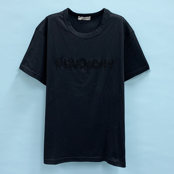【即発】GIVENCHY ビーズ コットンTシャツ(BW707Z3Z4D) GIVENCHY ジバンシィ Tシャツ 半袖 レディースコットンTシャツ