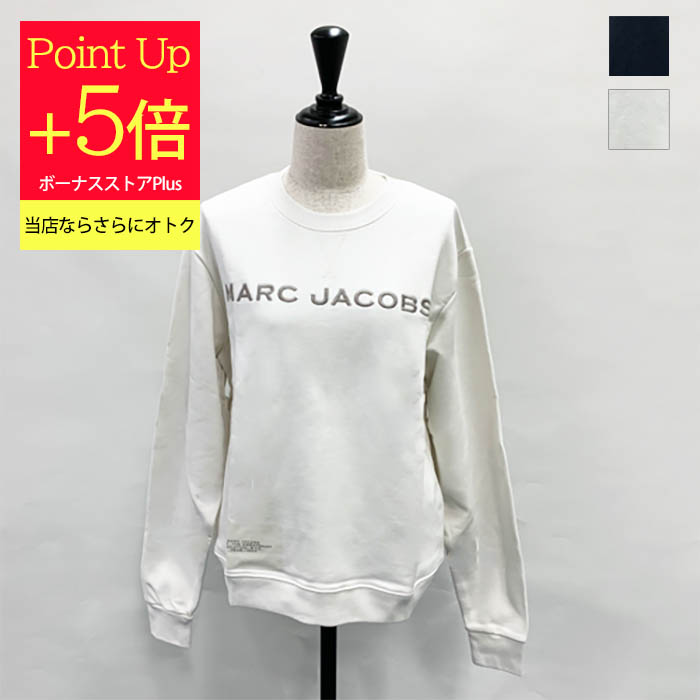 マークジェイコブス スウェット THE SWEATSHIRT クルーネック 長袖 ロゴ刺繍 2色 レディース C604C05PF21 MARC JACOBS