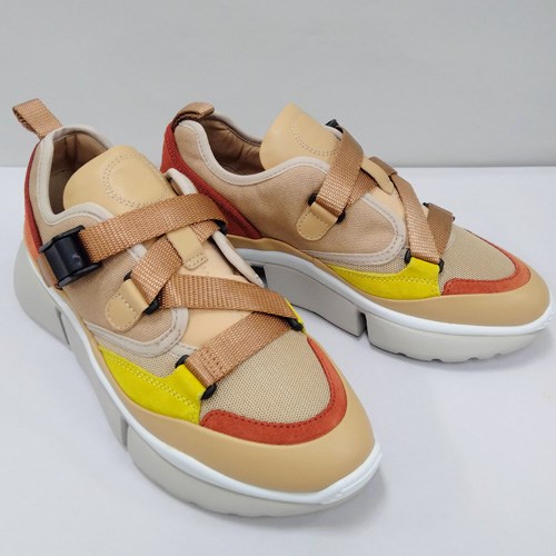 Chloe（クロエ） 【爆買】クロエ 靴 スニーカー ファブリックコンビ