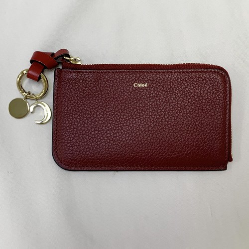 Chloe 爆買 クロエ ジップカードケース Alphabet カードホルダー