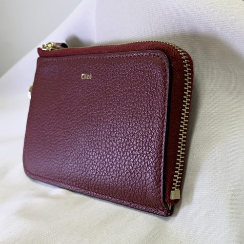 ☆Chloe☆Alphabet ジップカードケース Chloe クロエ ジップカードケース Alphabet カードホルダー