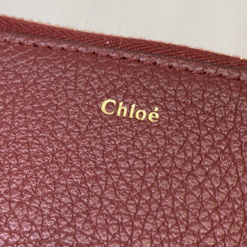 Chloe（クロエ） ジップカードケース Alphabet カードホルダー