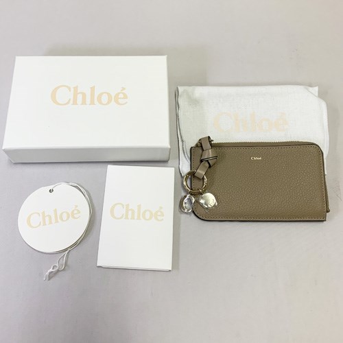 ☆Chloe☆Alphabet ジップカードケース Chloe クロエ ジップカードケース Alphabet カードホルダー