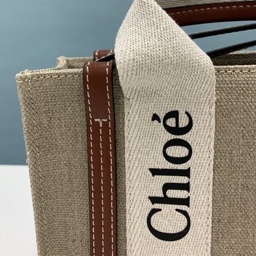 Chloe（クロエ） トートバッグ CHC22AP237I26 ホワイト ピンク ミニ