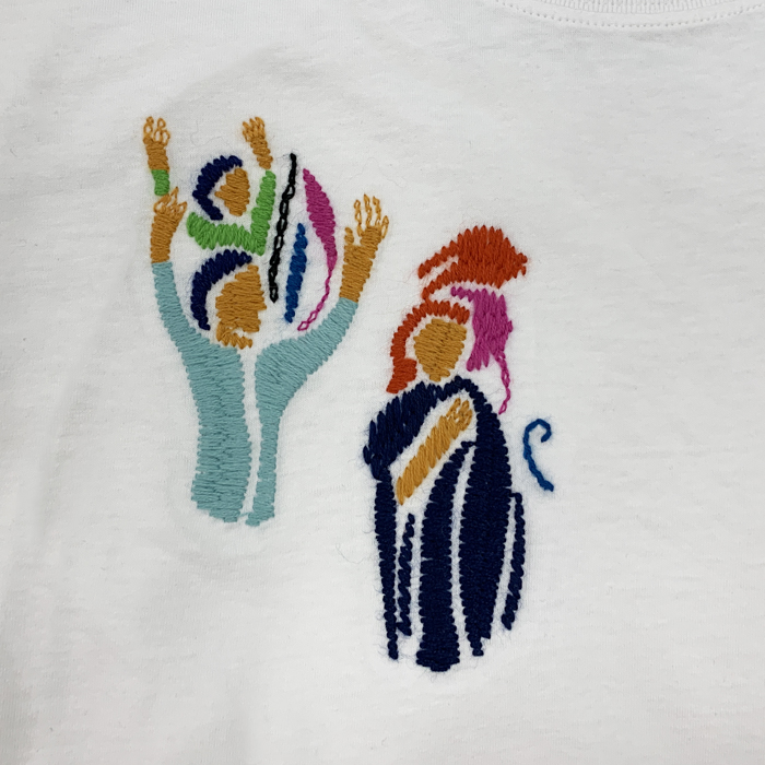 【即発】CHLOE 刺繍入りTシャツ CHC23WJH01182 Chloe クロエ 半袖 刺繍入りTシャツ レディース ホワイト