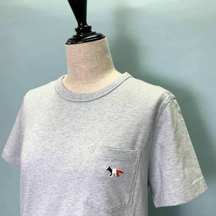 (メゾンキツネ) Tricolor Fox Tシャツ FW00107KJ0010 MAISON KITSUNE メゾンキツネ Tシャツ 半袖 人気 TRICOLOR FOX