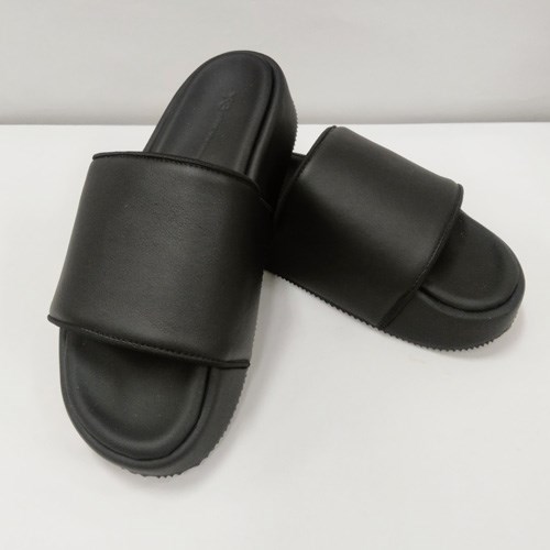 Y-3 ワイスリー SLIDE スライド サンダル メンズ ブラック シャワー