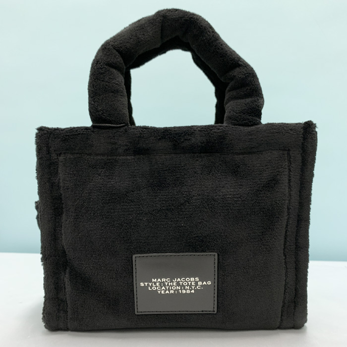 【即発】MARC JACOBS THE TERRY MINI TOTE BAG(H058M06PF22) Marc Jacobs THE TERRY MINI TOTE BAG BLACK H058M06PF22 001