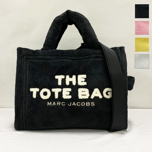 【5/26 Max5千円P.】マークジェイコブス バッグ トート タオル地 THE TERRY SMALL TOTE BAG レディース ブラック ピンク イエロー H059M06PF22 MARC JACOBS｜bianca-rose