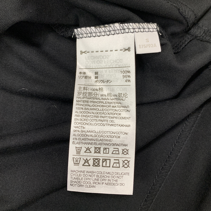 Y-3 ワイスリー Tシャツ H44812 ロゴ ブラック メンズ : インポート