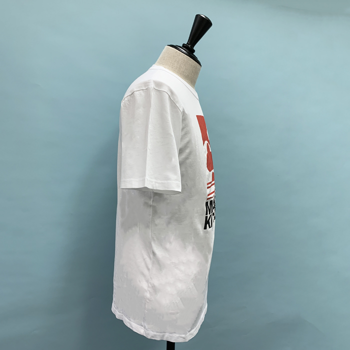 メゾンキツネ Tシャツ クルーネックTシャツ A・バーリル ホワイト メンズ IM00127KJ0008 MAISON KITSUNE MAISON KITSUNE メゾンキツネ Tシャツ クルーネックTシャツ A