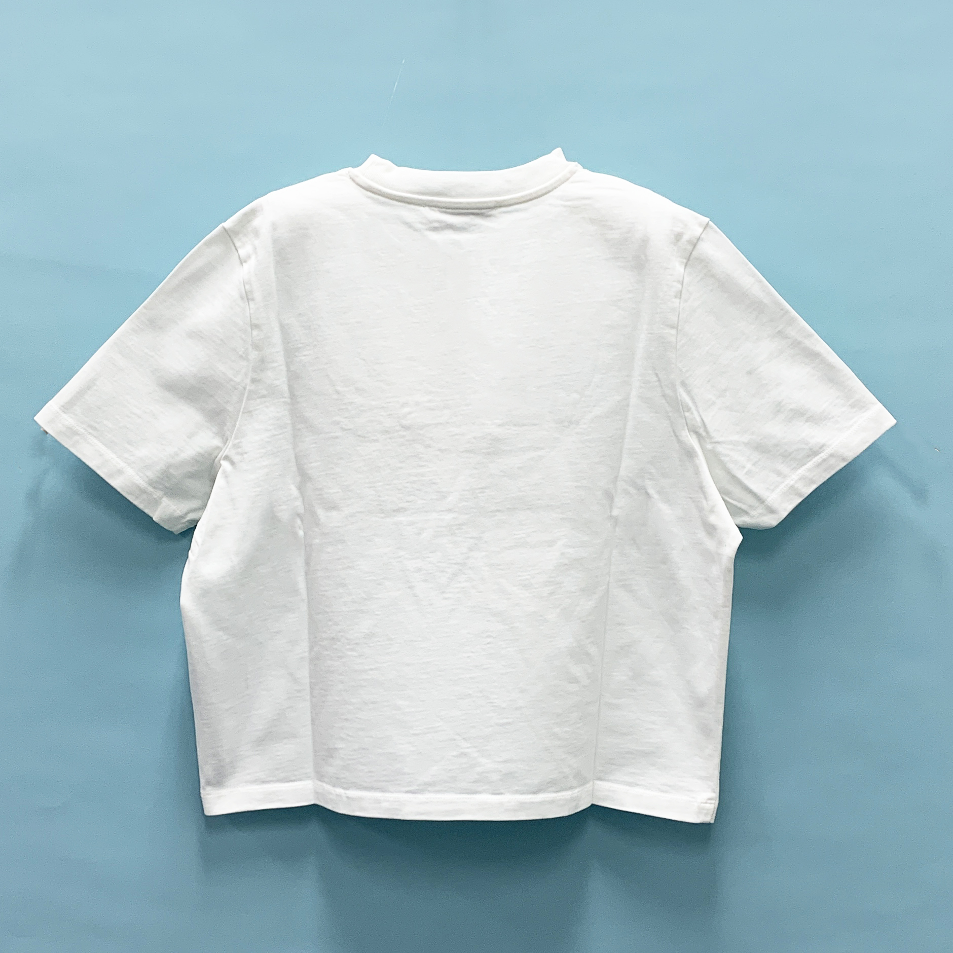 【タグ付き新品】メゾンキツネ ホワイト半袖Tシャツ MAISON KITSUNE' - メゾンキツネ プリント 半袖 Tシャツ S