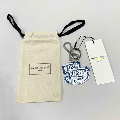 即発 MAISON KITSUNE パレロワイヤル キーリング LM06901AM1005 MAISON KITSUNE メゾンキツネ キーリング PALAIS ROYAL KEYRING