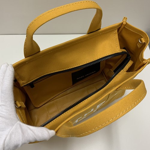 【爆買】MARC JACOBS マークジェイコブス 人気商品 キャンバス ロゴ スモールトートバッグ サンフラワー レディース トラベラー トート M0016161-766_8