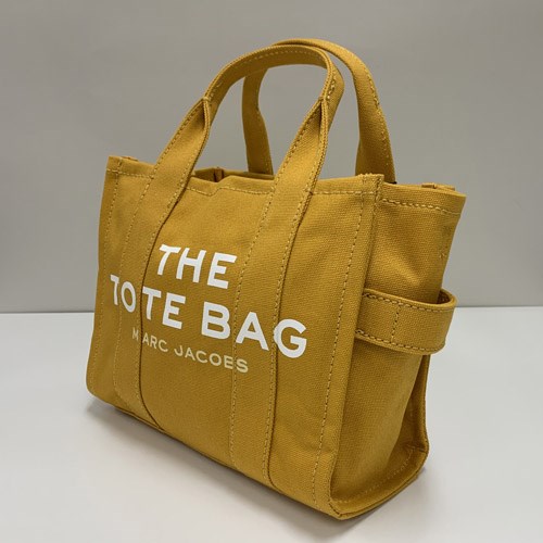 【爆買】MARC JACOBS マークジェイコブス 人気商品 キャンバス ロゴ 2WAY ミニトラベルトートバッグ レディース サンフラワー M0016493-766の画像