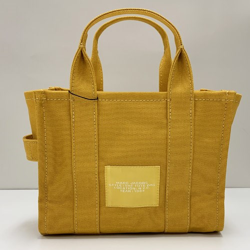 【爆買】MARC JACOBS マークジェイコブス 人気商品 キャンバス ロゴ 2WAY ミニトラベルトートバッグ レディース サンフラワー M0016493-766の画像