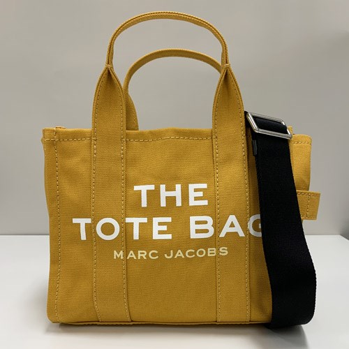 【爆買】MARC JACOBS マークジェイコブス 人気商品 キャンバス ロゴ 2WAY ミニトラベルトートバッグ レディース サンフラワー M0016493-766の画像