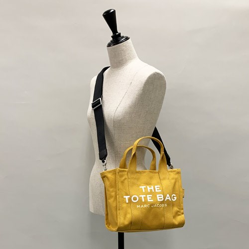 【爆買】MARC JACOBS マークジェイコブス 人気商品 キャンバス ロゴ 2WAY ミニトラベルトートバッグ レディース サンフラワー M0016493-766の画像