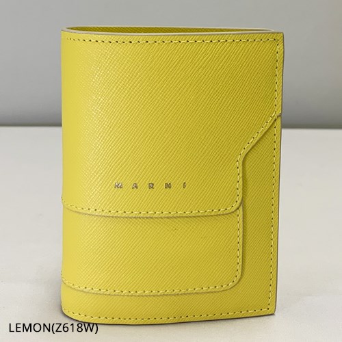 MARNI マルニ 財布 小物 サフィアーノレザー バイフォールド