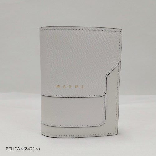 MARNI マルニ 財布 小物 サフィアーノレザー バイフォールド MARNI マルニ 財布 小物 サフィアーノレザー バイフォールド