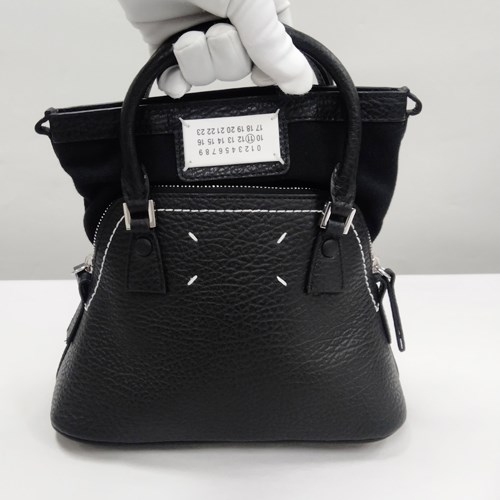 メゾンマルジェラ ショルダーバッグ レザー 5AC Classiqueマイクロ バッグ レディース ブラック S56WG0081P4455 MAISON MARGIELA | Maison Margiela | 07