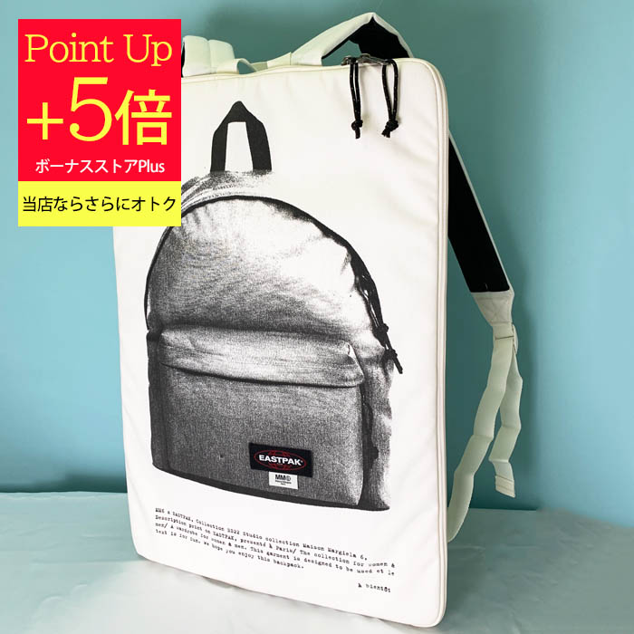 【美品】MM6×EASTPACK リュック 限定コラボ】MM6 x Eastpak ポスターバッグ SB6WA0002P4662 (MM6