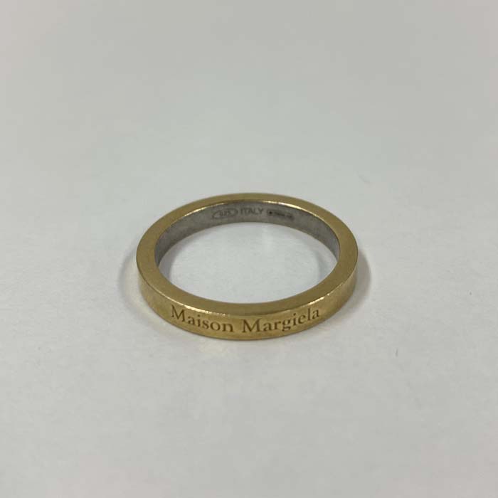 指輪・リング MAISON MARGIELA medium logo ring(SM1UQ0080SV0158) Maison Margiela メゾンマルジェラ リング 指輪 medium logo
