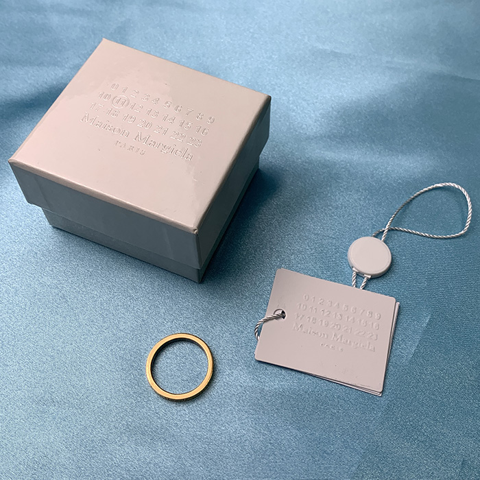指輪・リング MAISON MARGIELA medium logo ring(SM1UQ0080SV0158) Maison Margiela メゾン マルジェラ MAISON MARGIELA SM1UQ0080