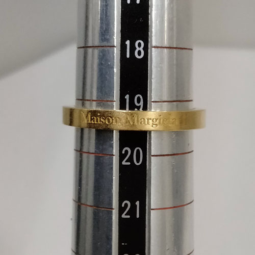 指輪・リング MAISON MARGIELA medium logo ring(SM1UQ0080SV0158) Maison Margiela メゾンマルジェラ リング 指輪 medium logo