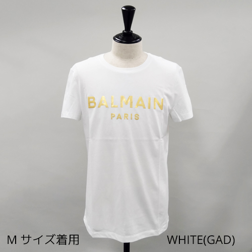 9/2迄Point 10倍】バルマン コットン Tシャツ Balmain Paris ロゴプリント 半袖 ホワイト 訳あり メンズ ブラック ホワイト  WH1EF000B121 BALMAIN : wh1ef000b121-o : インポートショップBianca-rose - 通販 -  Yahoo!ショッピング