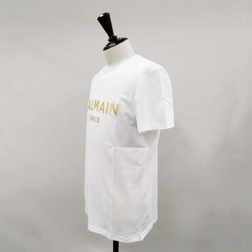 BALMAIN（バルマン） Tシャツ WH1EF000B121 ロゴ ブラック ホワイト